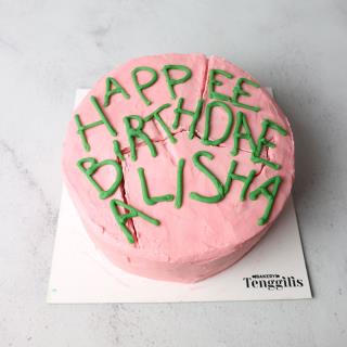 Kue Tart Dekoratif Abstrak