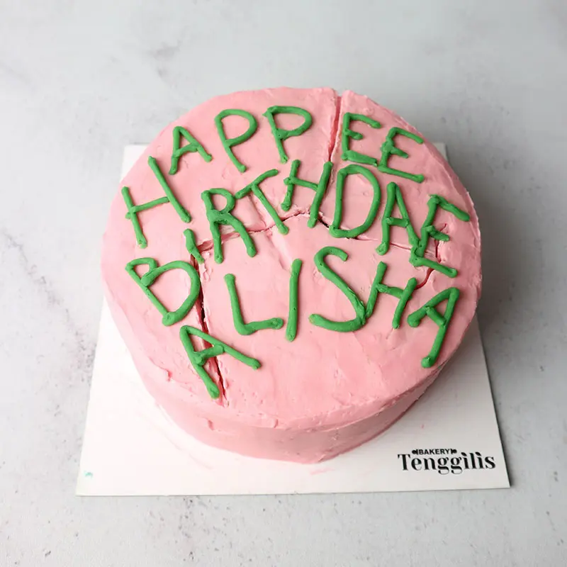 Kue Tart Dekoratif Abstrak