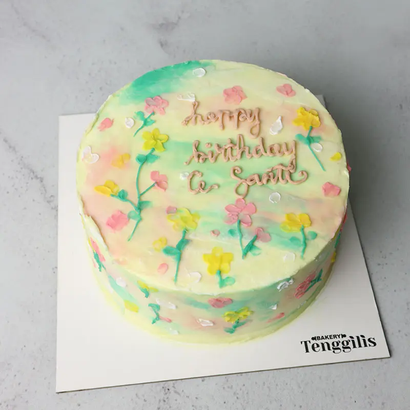 Kue Tart Dekoratif Flowers