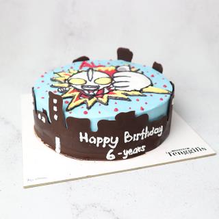 Kue Tart Dekoratif Ultraman