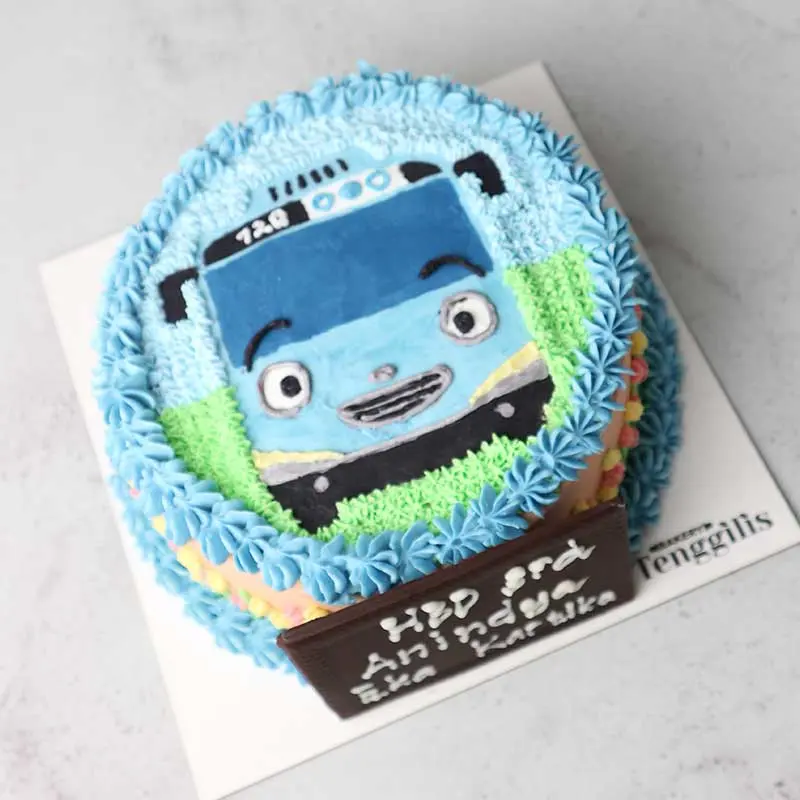 Kue Tart Kartun Bis Tayo